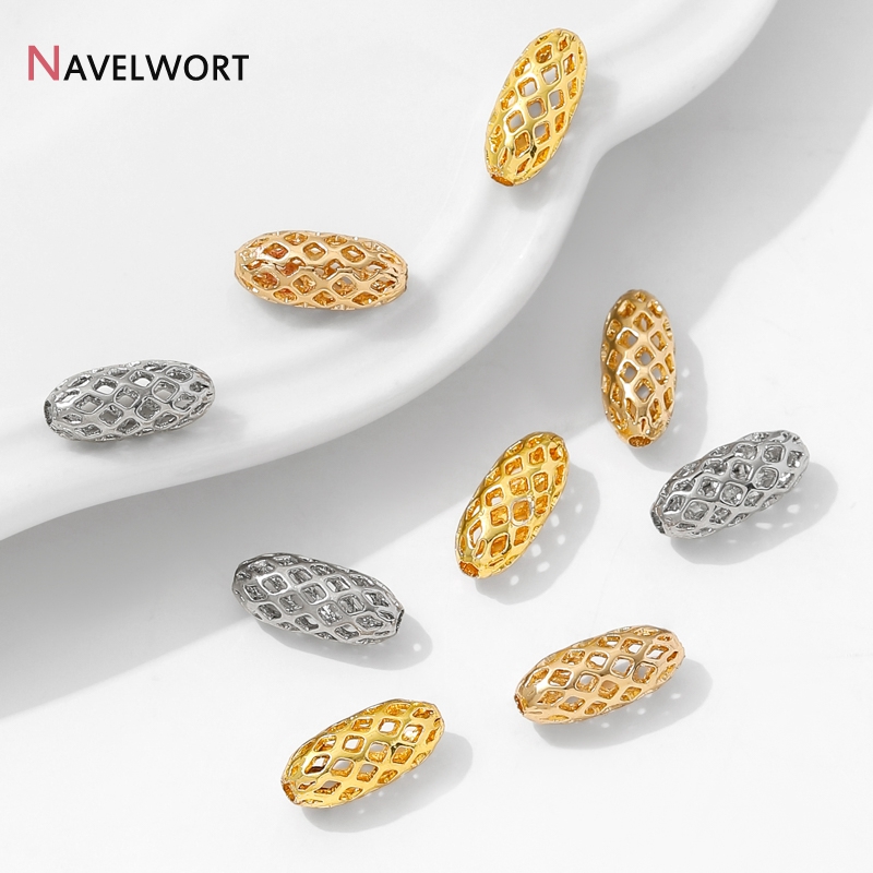 Jewelry Making Tools And Supplies - 14K/18K Gold Plated Brass Metal Oval