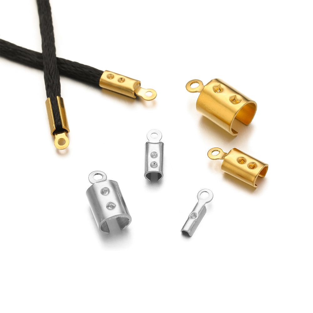 Jewelry Making School - 50pcs Stainless Steel High Quality Crimp
