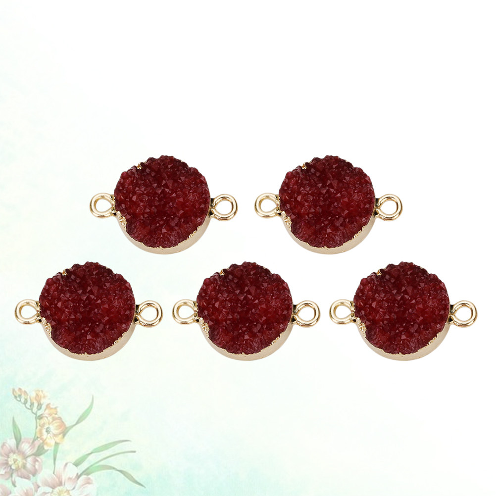 Jewelry Making With Resin - 5Pcs Resin Pendant Charm Set for