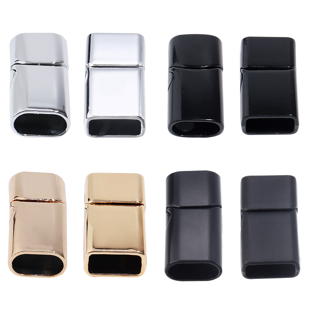 Jewelry Making School - 5Pcs Alloy Magnetic Clasps Round Square