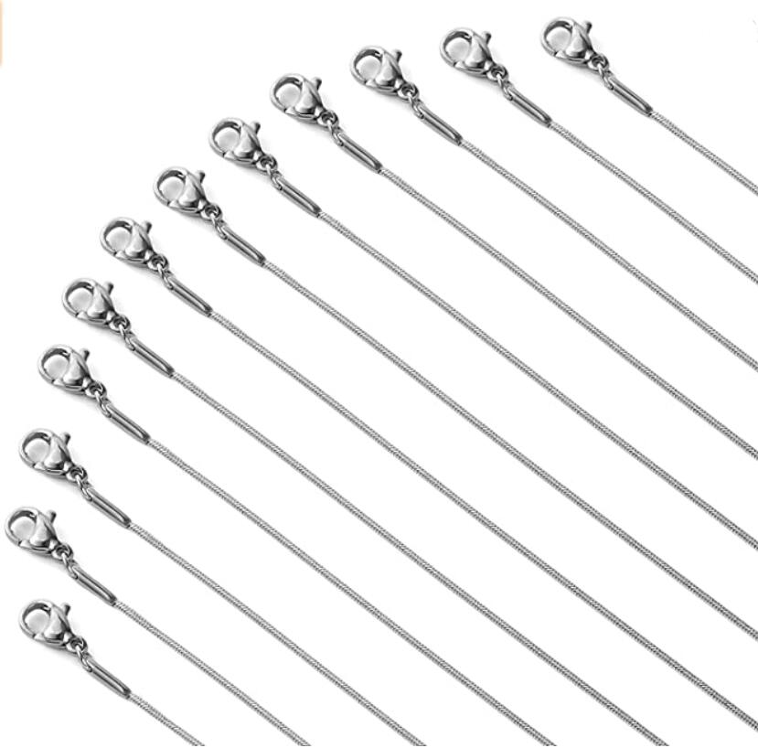 Jewelry Making Singapore - 10pcs Lot Stainless Steel Round Snake