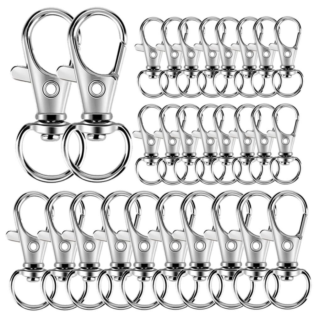 25-200Pcs Metal Swivel Snap Ho - Jewelry Making Chain ulasan dan harga