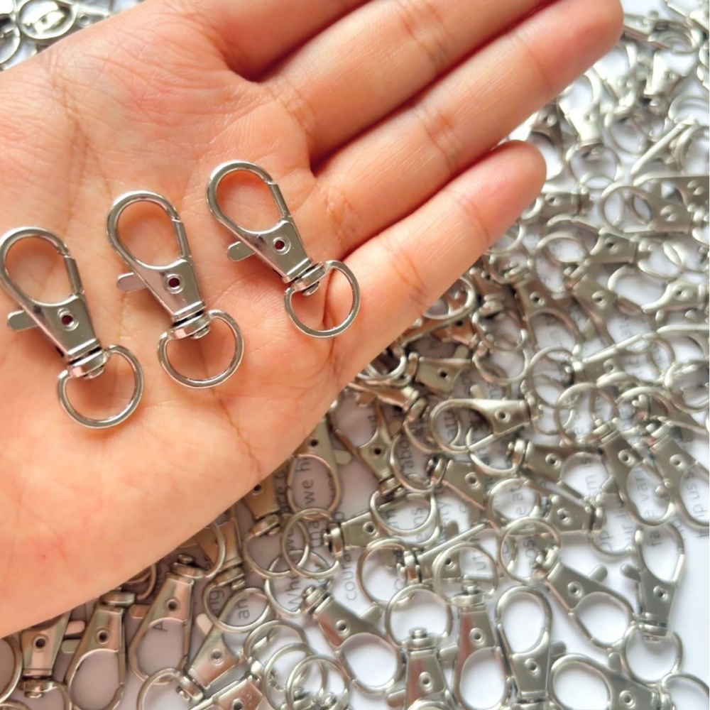 25-200Pcs Metal Swivel Snap Ho - Jewelry Making Chain ulasan dan harga