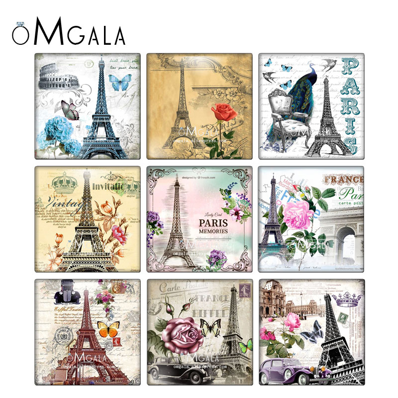 Vintage paris eiffel tower art - Jewelry Making Paris ulasan dan harga
