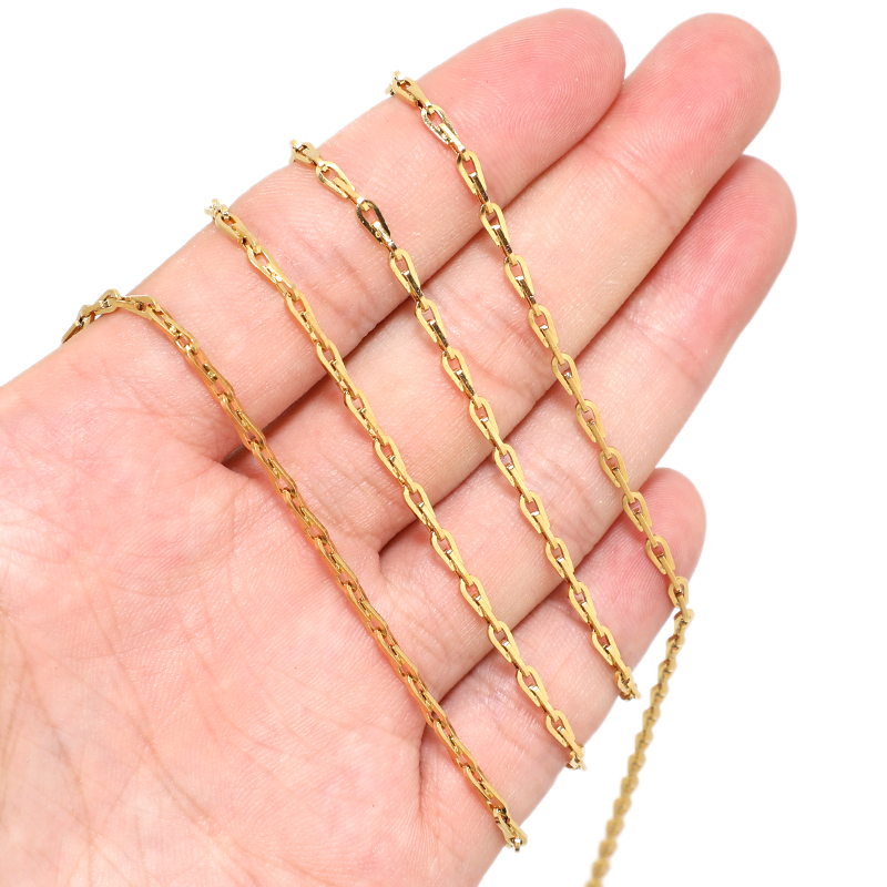 1 Meter Stainless Steel Rolo C - Jewelry Making Paris ulasan dan harga