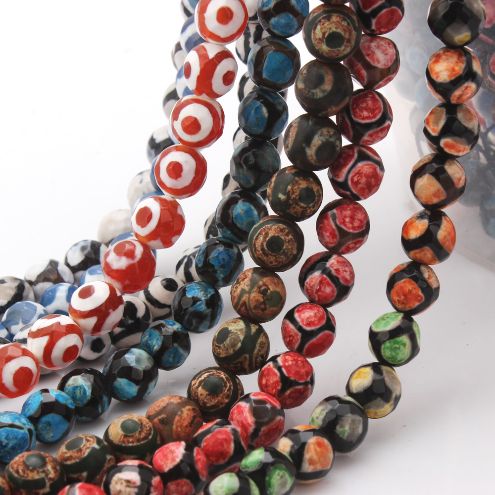 8MM/String Natural Stone Facet - Jewelry Making Stones ulasan dan harga