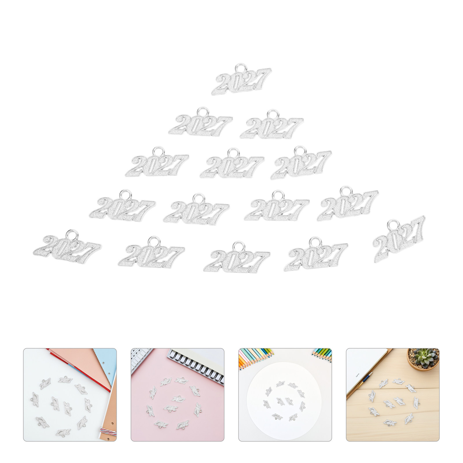 100Pcs 2027 Tassel Charms Grad - Jewelry Making Classes ulasan dan harga