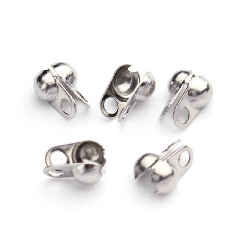 50pcs Stainless Steel Ball Cha - Jewelry Making Chain ulasan dan harga