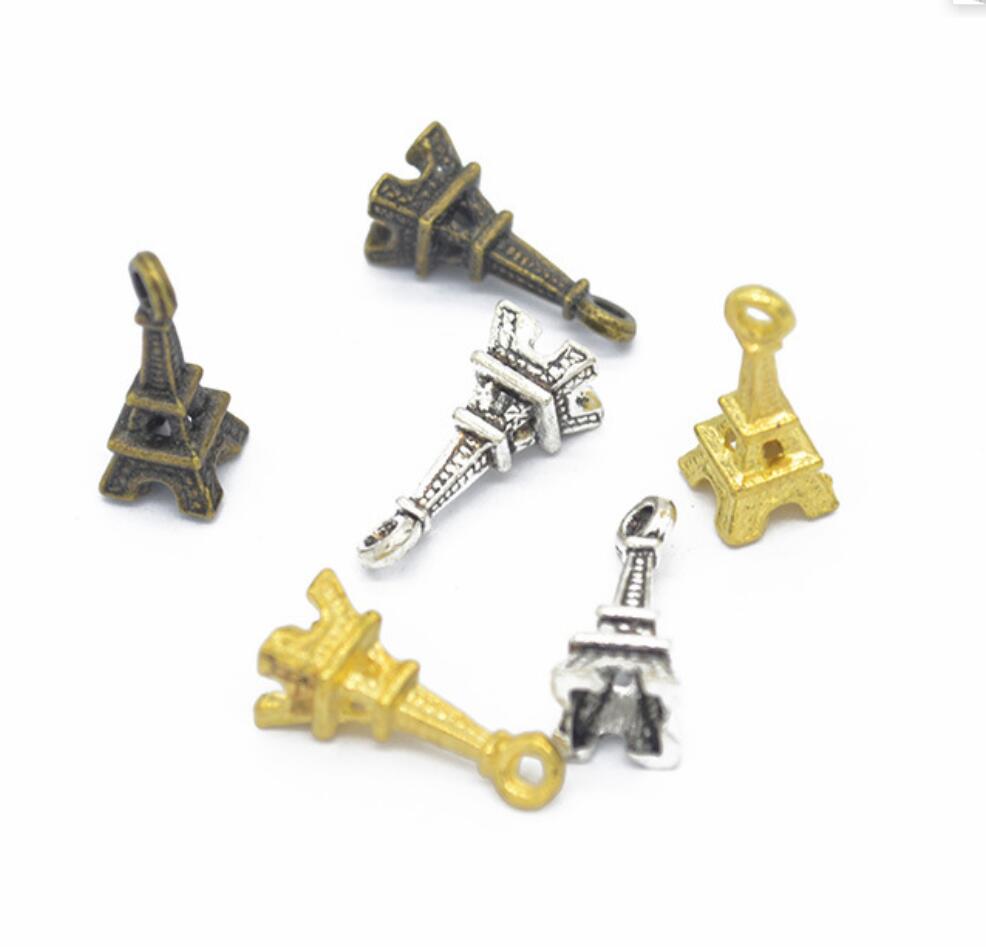 120pcs Charms Eiffel Tower Par - Jewelry Making Paris ulasan dan harga