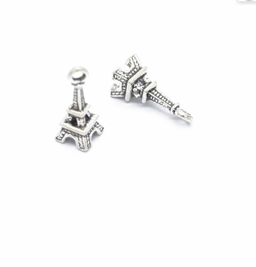 120pcs Charms Eiffel Tower Par - Jewelry Making Paris ulasan dan harga