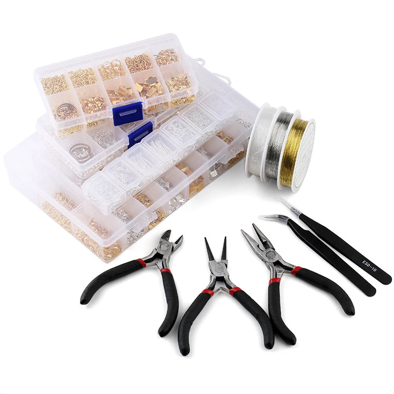 Jewelry Findings Tool Set Open - Jewelry Making Chain ulasan dan harga