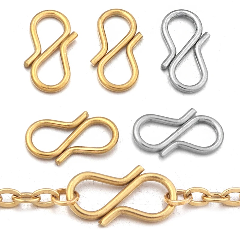 30pcs Stainless Steel S Shape  - Jewelry Making Chain ulasan dan harga