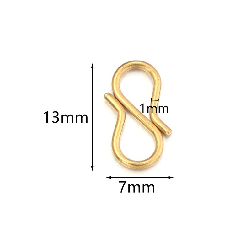 30pcs Stainless Steel S Shape  - Jewelry Making Chain ulasan dan harga