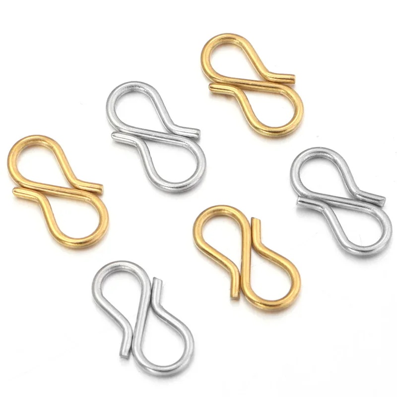 30pcs Stainless Steel S Shape  - Jewelry Making Chain ulasan dan harga