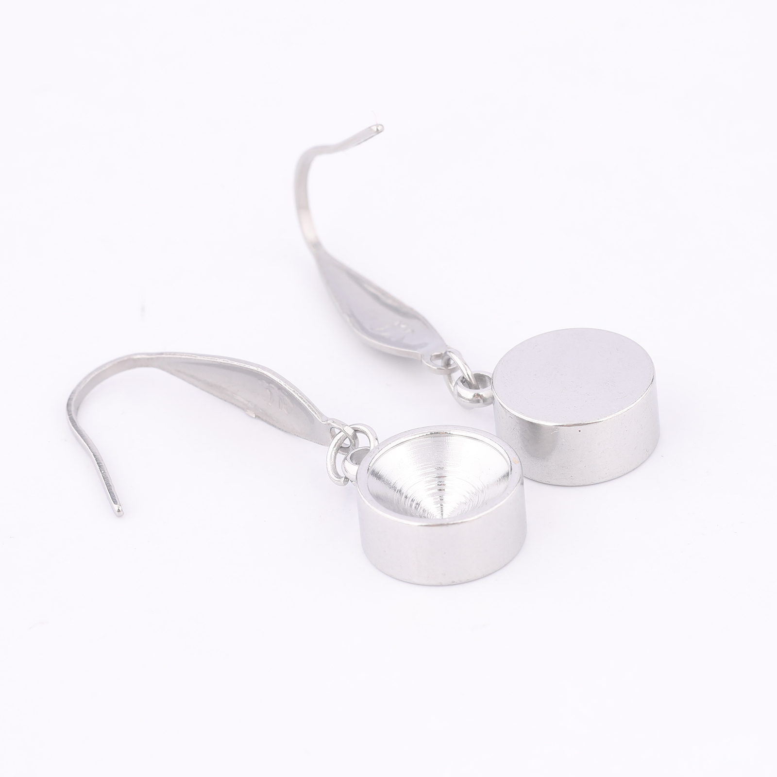 10pcs Stainless Steel Earring  - Jewelry Making Stones ulasan dan harga