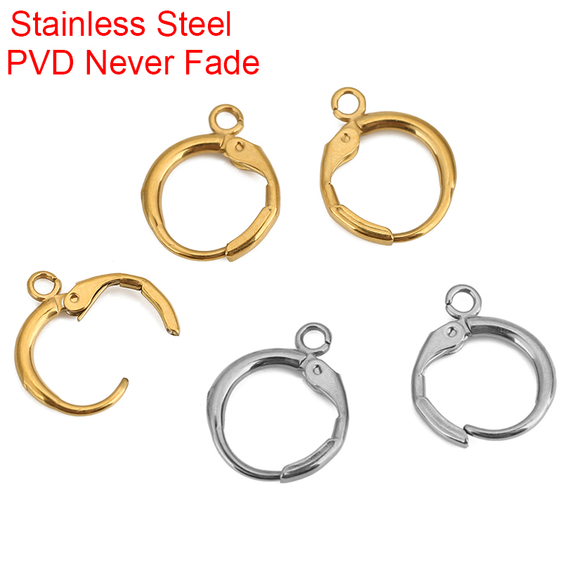 10pcs PVD Never Fade Stainless - Jewelry Making School ulasan dan harga