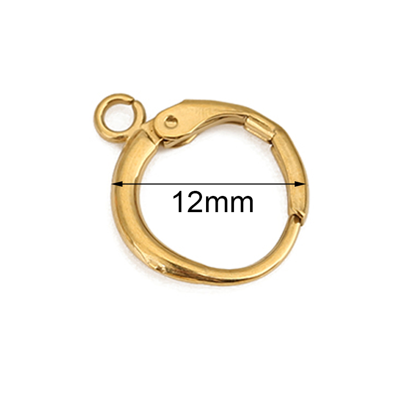 10pcs PVD Never Fade Stainless - Jewelry Making School ulasan dan harga