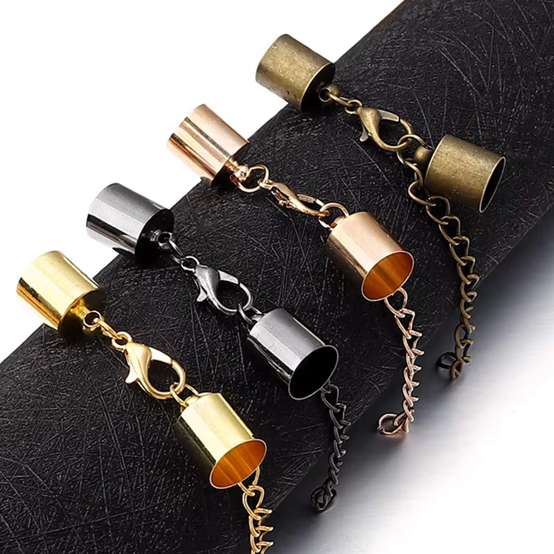 10Sets Leather Cord End Caps W - Jewelry Making School ulasan dan harga