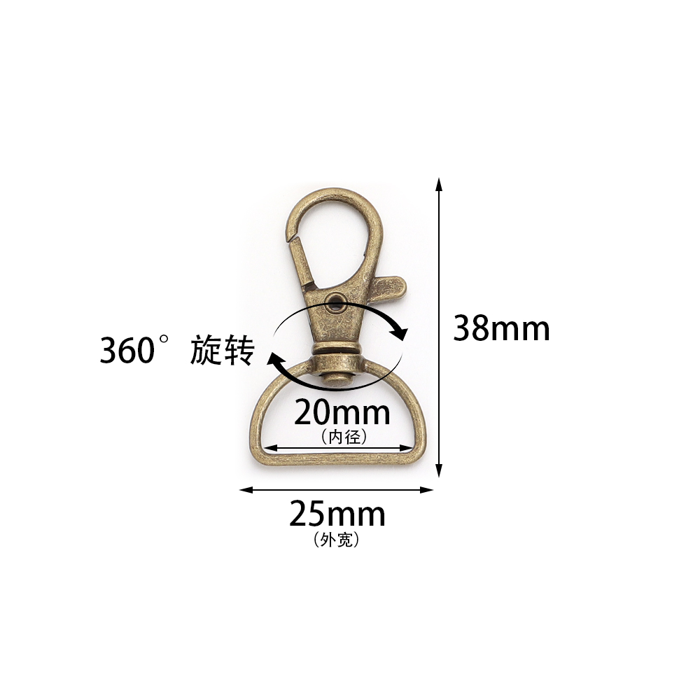 10pcs/lot Metal Swivel Clasps  - Jewelry Making Chain ulasan dan harga