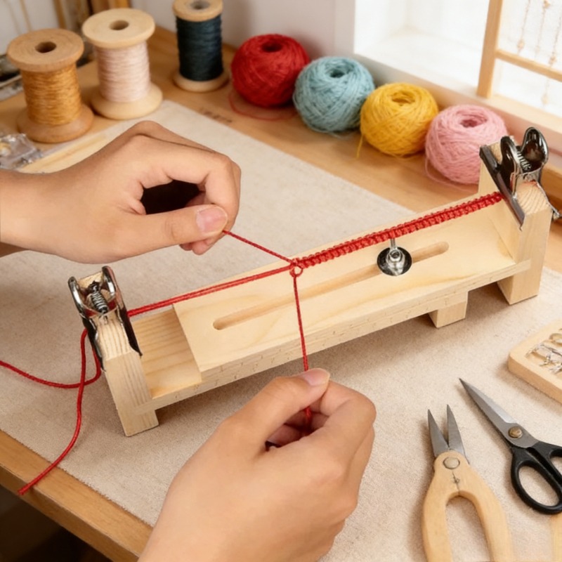 Solid Wood Bracelet Weaving Fi - Jewelry Making Machine ulasan dan harga