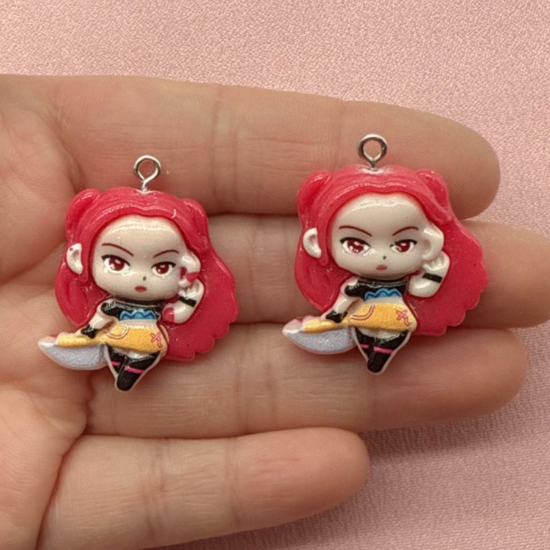 10pcs resin cartoon pendant, D - Jewelry Making Factory ulasan dan harga
