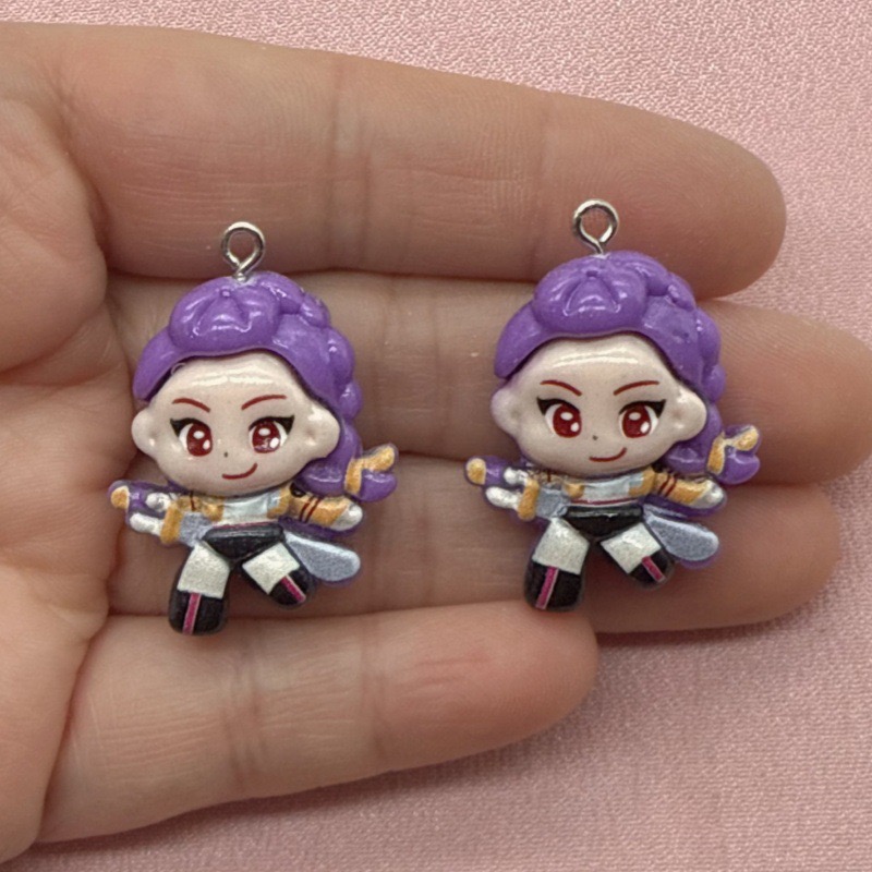 10pcs resin cartoon pendant, D - Jewelry Making Factory ulasan dan harga
