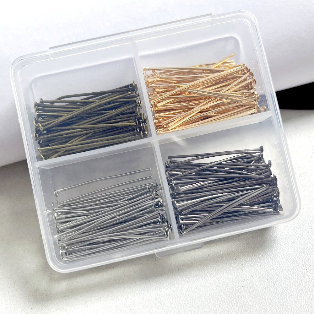400pcs Mixed Iron Head Pins 30 - Jewelry Making Tools And Supplies ulasan dan harga