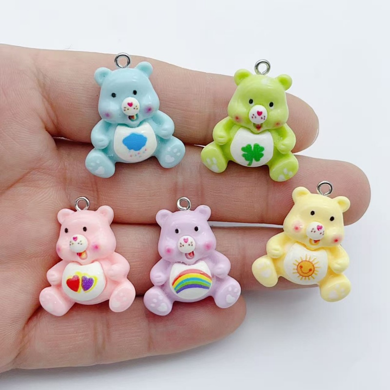 10pcs cartoon animal charm pen - Jewelry Making With Resin ulasan dan harga