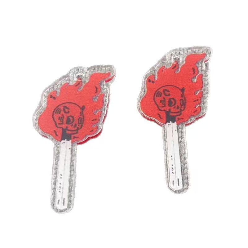 10pcs acrylic skull pendant, D - Jewelry Making Factory ulasan dan harga
