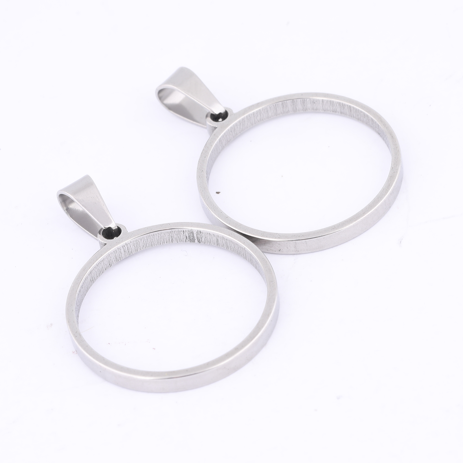 10pcs 25mm Round Open Bezel Ch - Jewelry Making With Resin ulasan dan harga