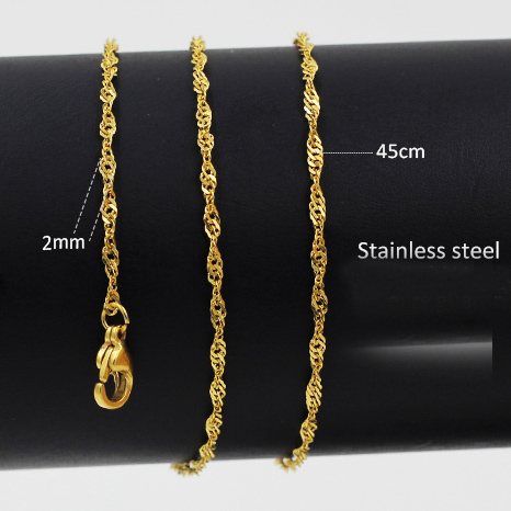 LUXUSTEEL 2mm 10Pcs/Lot Wave T - Jewelry Making Singapore ulasan dan harga