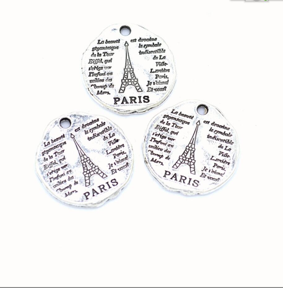 5pcs Charms Paris Eiffel Tower - Jewelry Making Paris ulasan dan harga