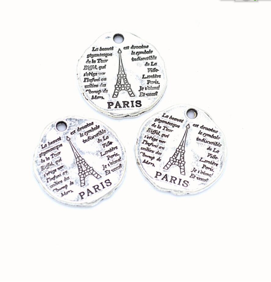 5pcs Charms Paris Eiffel Tower - Jewelry Making Paris ulasan dan harga
