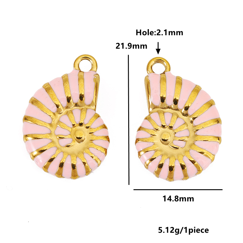 4pcs Stainless Steel Conch Gol - Jewelry Making Tools And Supplies ulasan dan harga