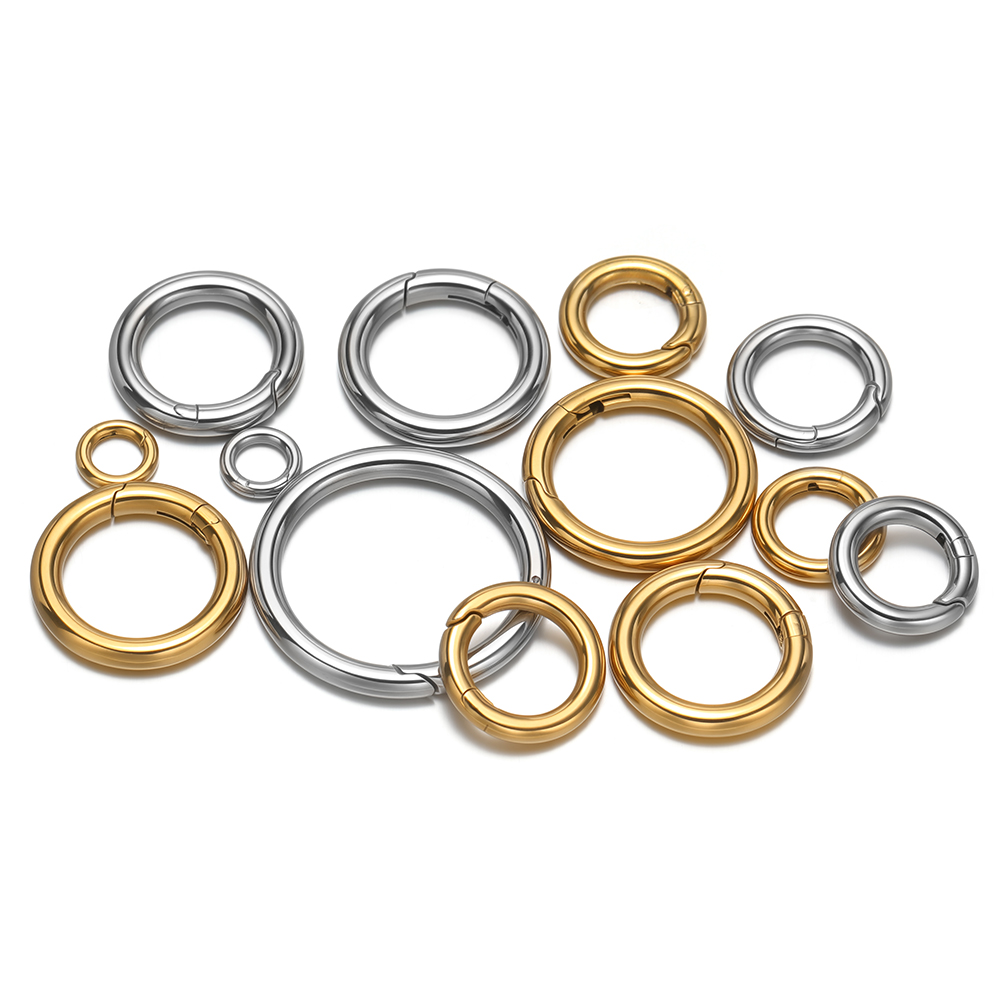 2Pcs/Lot Round Spring Clasps S - Jewelry Making School ulasan dan harga