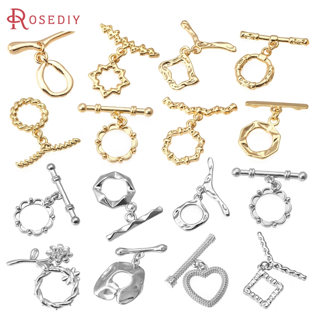 6 Sets 18K Gold Color Brass Ro - Jewelry Making Tools And Supplies ulasan dan harga