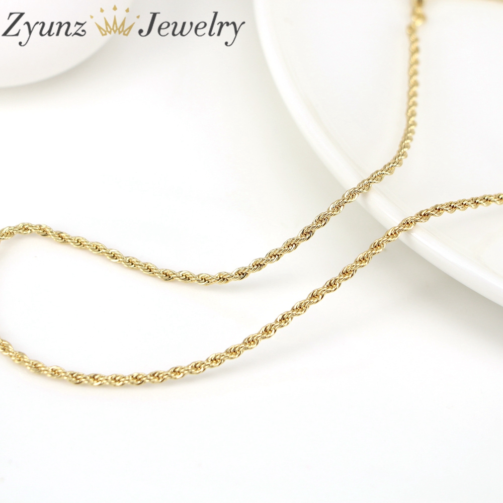 20PCS, Gold Color Metal Chain  - Jewelry Making Singapore ulasan dan harga
