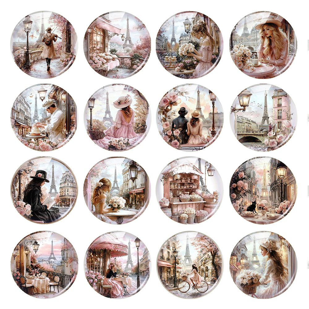 Random Mixed Round/Oval/Square - Jewelry Making Paris ulasan dan harga