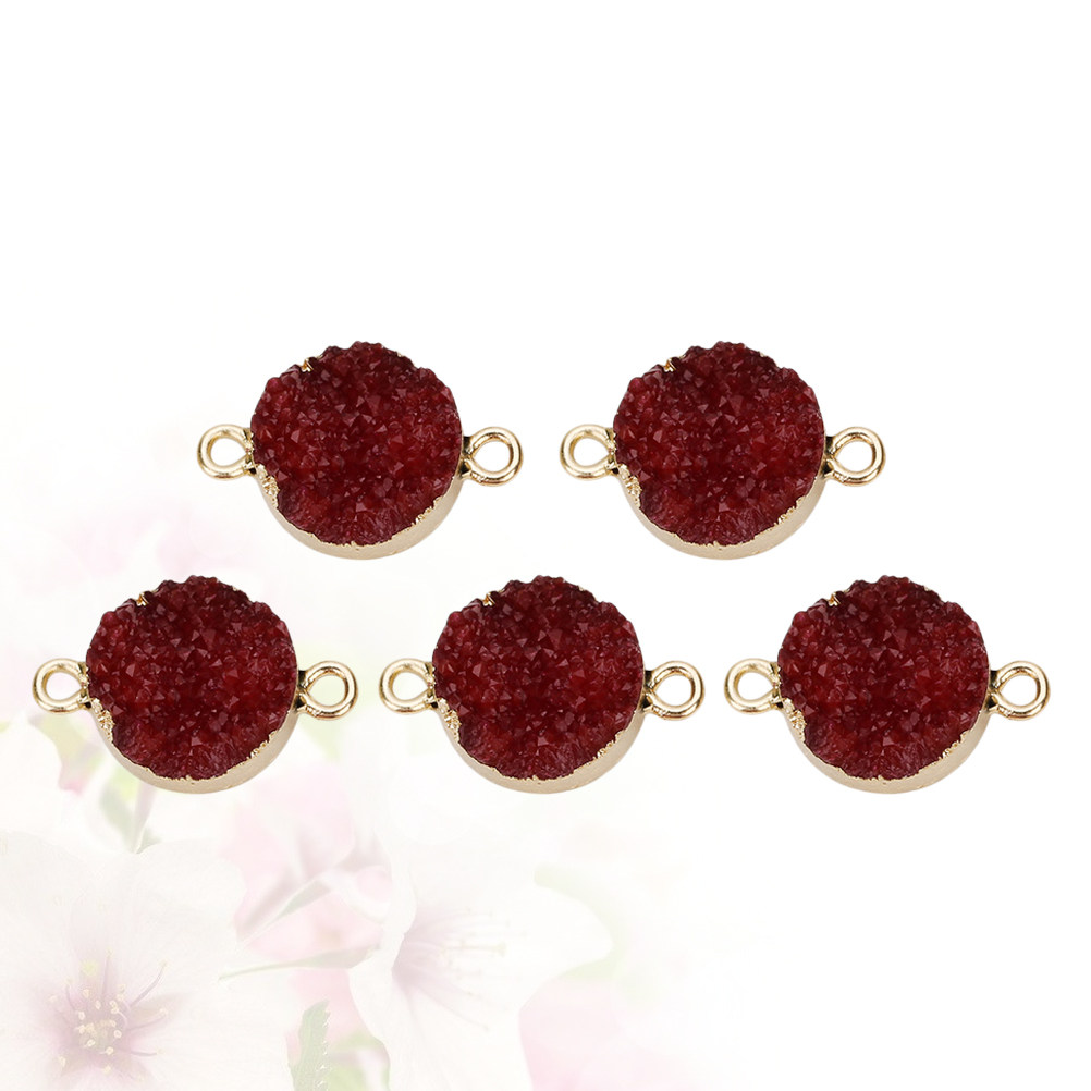 5Pcs Resin Pendant Charm Set f - Jewelry Making With Resin ulasan dan harga