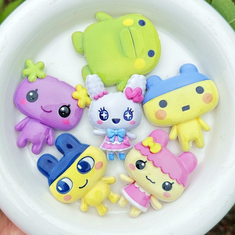 45mm Cartoon Tamagotchi double - Jewelry Making Tools And Supplies ulasan dan harga