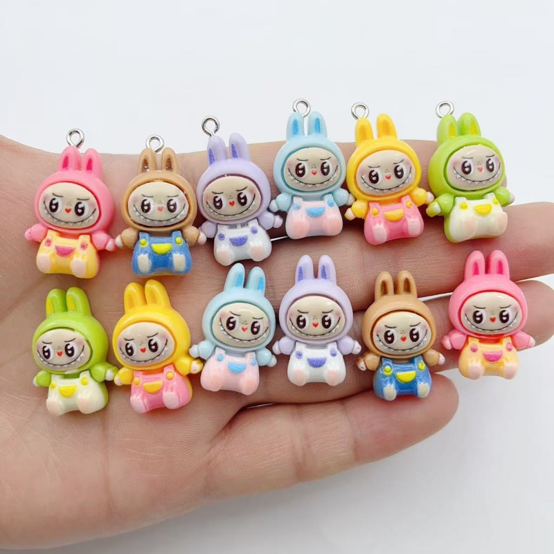 10Pcs Kawaii Rabbit Strawberry - Jewelry Making Factory ulasan dan harga