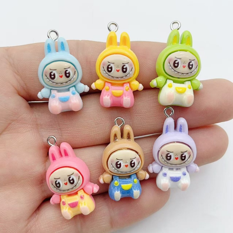 10Pcs Kawaii Rabbit Strawberry - Jewelry Making Factory ulasan dan harga
