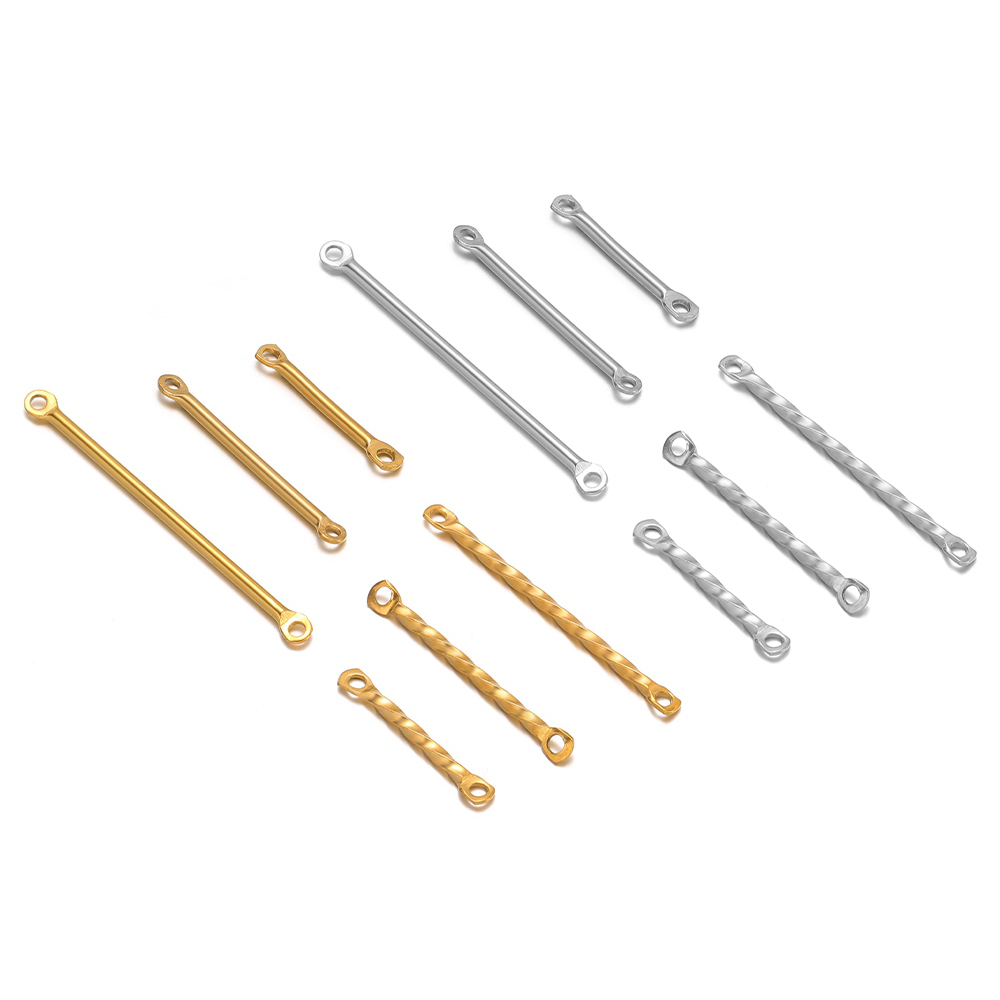 20Pcs Stainless Steel Twisted  - Jewelry Making Tools And Supplies ulasan dan harga