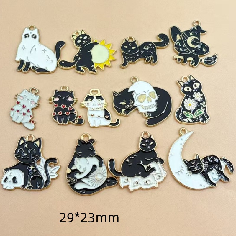 10pcs Original Alloy Enamel Bl - Jewelry Making Factory ulasan dan harga