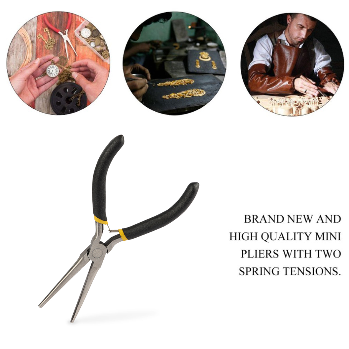Mini Needle Nose Pliers Carbon - Jewelry Making Machine ulasan dan harga