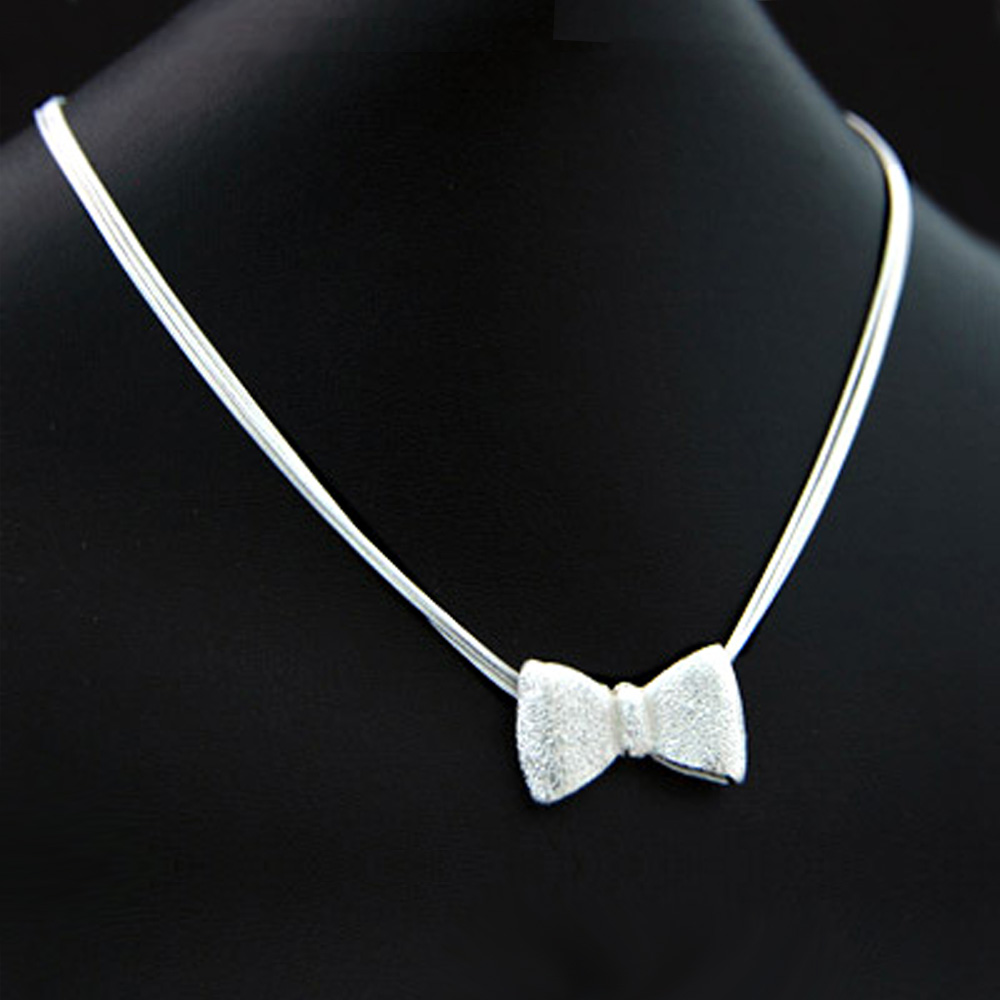 Sweet 925 Sterling Silver Bow  - Jewelry Making Singapore ulasan dan harga