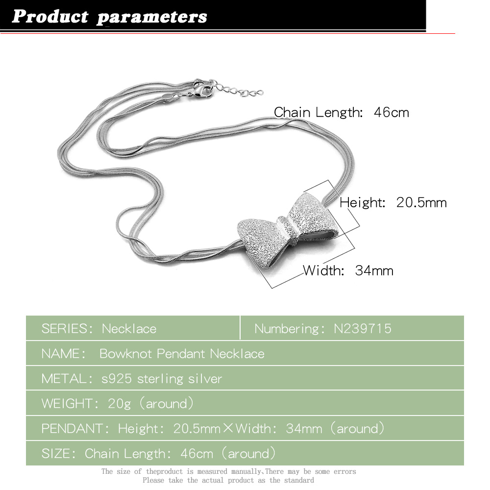 Sweet 925 Sterling Silver Bow  - Jewelry Making Singapore ulasan dan harga