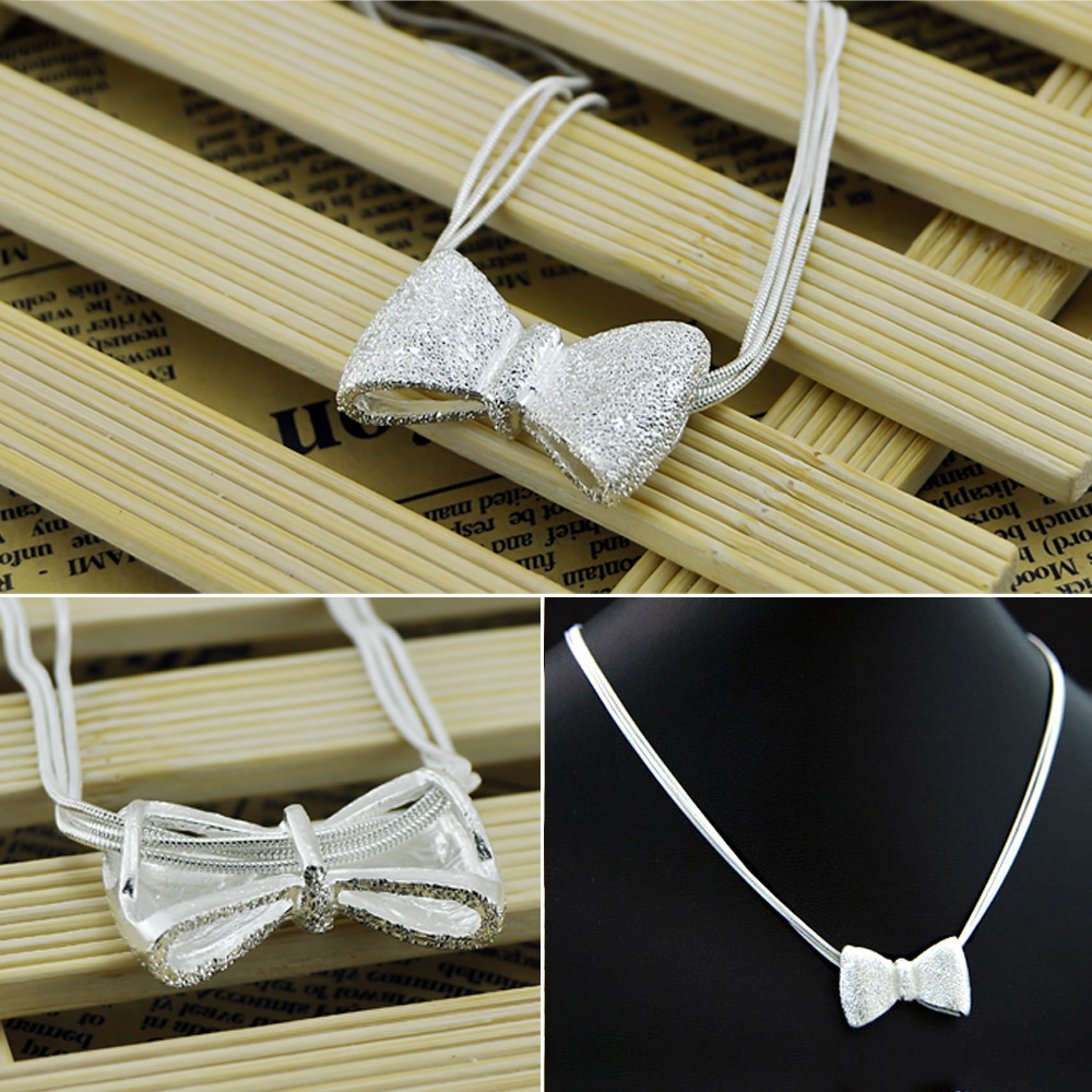 Sweet 925 Sterling Silver Bow  - Jewelry Making Singapore ulasan dan harga