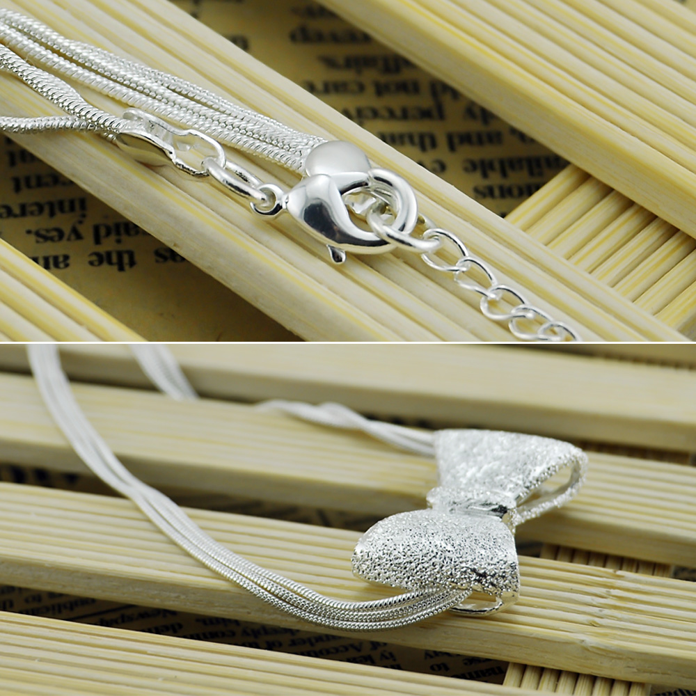 Sweet 925 Sterling Silver Bow  - Jewelry Making Singapore ulasan dan harga