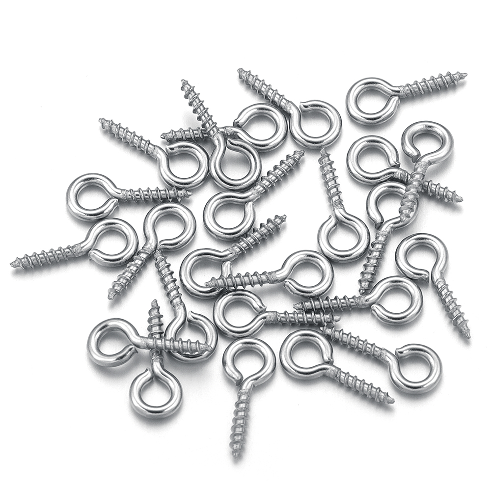 100pcs/lot Stainless Steel Min - Jewelry Making Tools And Supplies ulasan dan harga